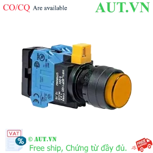 Ảnh của Nút nhấn nhả IDEC HW1L-M2F20QD-A-12V D22 2NO (Hổ phách)