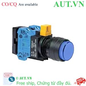 Ảnh của Nút nhấn nhả IDEC HW1L-M2F20QD-S-12V D22 2NO (Xanh)