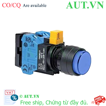 Ảnh của Nút nhấn nhả IDEC HW1L-M2F20QD-S-6V D22 2NO (Xanh)