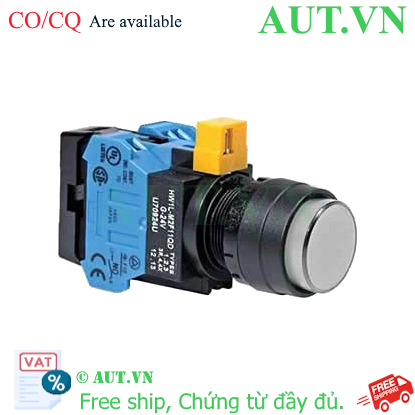 Ảnh của Nút nhấn nhả IDEC HW1L-M2F20QD-W-12V D22 2NO (Trắng)