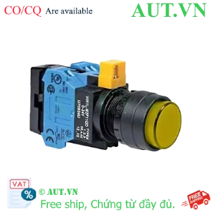 Ảnh của Nút nhấn nhả IDEC HW1L-M2F20QD-Y-12V D22 2NO (Vàng)