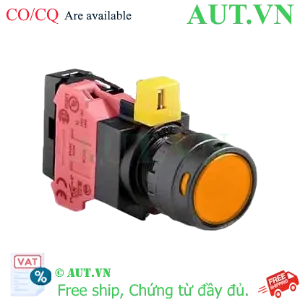 Ảnh của Nút nhấn nhả IDEC HW1L-MF2F01QD-A-12V D22 1NC (Hổ phách)