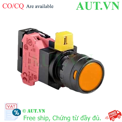 Ảnh của Nút nhấn nhả IDEC HW1L-MF2F01QD-A-12V D22 1NC (Hổ phách)