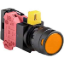 Ảnh của Nút nhấn nhả IDEC HW1L-MF2F01QD-A-24V D22 1NC (Hổ phách)