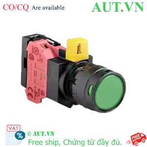 Ảnh của Nút nhấn nhả IDEC HW1L-MF2F01QD-G-24V D22 1NC (Xanh)