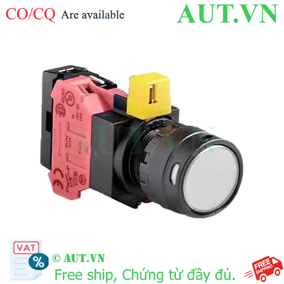 Ảnh của Nút nhấn nhả IDEC HW1L-MF2F01QD-W-24V D22 1NC (Trắng)