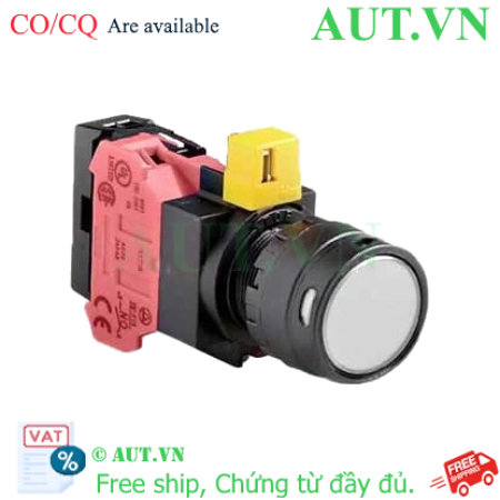 Ảnh của Nút nhấn nhả IDEC HW1L-MF2F01QD-W-6V D22 1NC (Trắng)