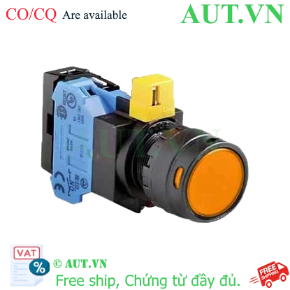 Ảnh của Nút nhấn nhả IDEC HW1L-MF2F10QD-A-24V D22 1NO (Hổ phách)