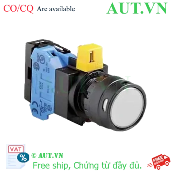 Ảnh của Nút nhấn nhả IDEC HW1L-MF2F10QD-W-6V D22 1NO (Trắng)