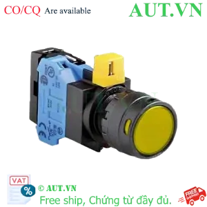 Ảnh của Nút nhấn nhả IDEC HW1L-MF2F10QD-Y-12V D22 1NO (Vàng)