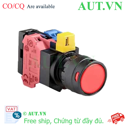 Ảnh của Nút nhấn nhả IDEC HW1L-MF2F11QD-R-24V D22 1NO+1NC (Đỏ)