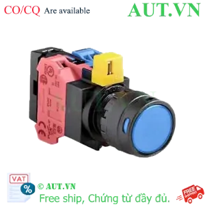 Ảnh của Nút nhấn nhả IDEC HW1L-MF2F11QD-S-6V D22 1NO+1NC (Xanh)
