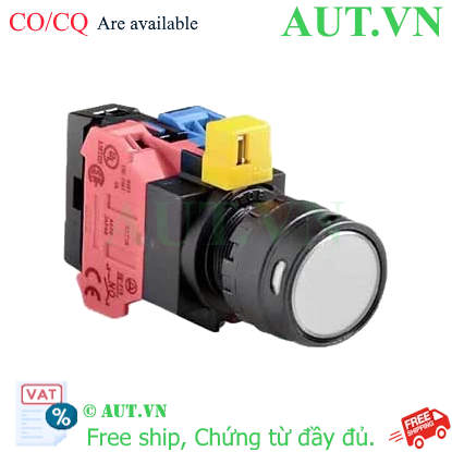 Ảnh của Nút nhấn nhả IDEC HW1L-MF2F11QD-W-12V D22 1NO+1NC (Trắng)