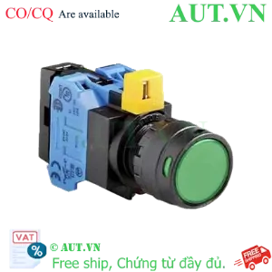 Ảnh của Nút nhấn nhả IDEC HW1L-MF2F20QD-G-12V D22 2NO (Xanh)