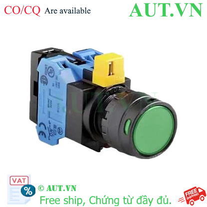 Ảnh của Nút nhấn nhả IDEC HW1L-MF2F20QD-G-6V D22 2NO (Xanh)