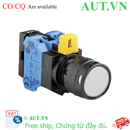 Ảnh của Nút nhấn nhả IDEC HW1L-MF2F20QD-W-12V D22 2NO (Trắng)