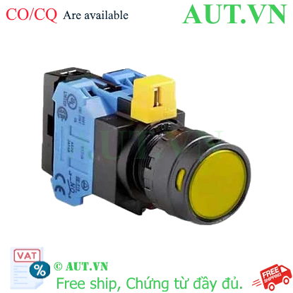 Ảnh của Nút nhấn nhả IDEC HW1L-MF2F20QD-Y-6V D22 2NO (Vàng)