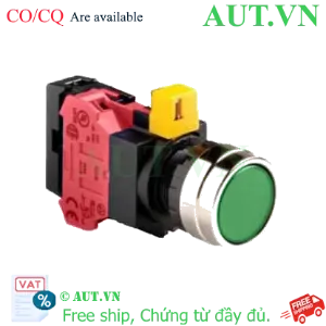 Ảnh của Nút nhấn nhả IDEC HW4L-M1F01QD-G-12V D22 1NC (Xanh)
