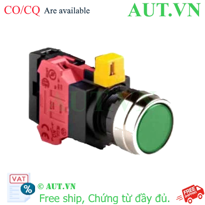 Ảnh của Nút nhấn nhả IDEC HW4L-M1F01QD-G-24V D22 1NC (Xanh)
