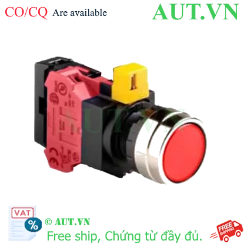 Ảnh của Nút nhấn nhả IDEC HW4L-M1F01QD-R-24V D22 1NC (Đỏ)