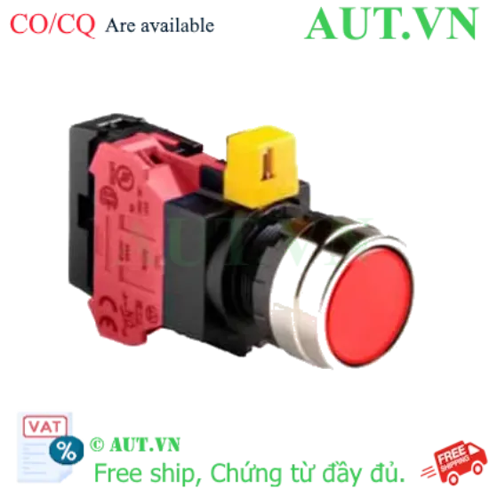 Ảnh của Nút nhấn nhả IDEC HW4L-M1F01QD-R-6V D22 1NC (Đỏ)