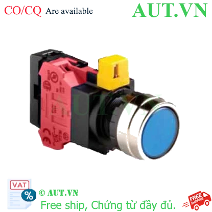 Ảnh của Nút nhấn nhả IDEC HW4L-M1F01QD-S-24V D22 1NC (Xanh)