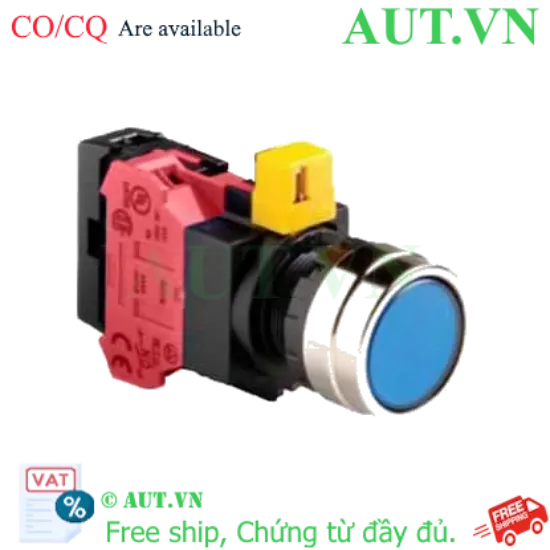 Ảnh của Nút nhấn nhả IDEC HW4L-M1F01QD-S-6V D22 1NC (Xanh)