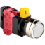 Ảnh của Nút nhấn nhả IDEC HW4L-M1F01QD-W-12V D22 1NC (Trắng)