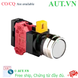 Ảnh của Nút nhấn nhả IDEC HW4L-M1F01QD-W-24V D22 1NC (Trắng)