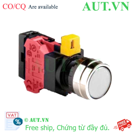 Ảnh của Nút nhấn nhả IDEC HW4L-M1F01QD-W-24V D22 1NC (Trắng)