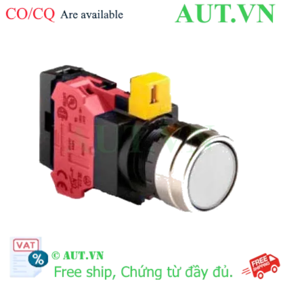 Ảnh của Nút nhấn nhả IDEC HW4L-M1F01QD-W-6V D22 1NC (Trắng)