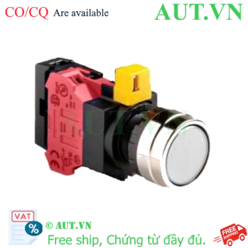 Ảnh của Nút nhấn nhả IDEC HW4L-M1F01QD-W-6V D22 1NC (Trắng)