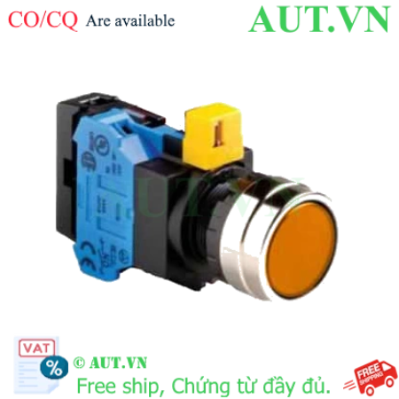 Ảnh của Nút nhấn nhả IDEC HW4L-M1F10QD-A-6V D22 1NO (Hổ phách)