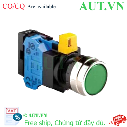 Ảnh của Nút nhấn nhả IDEC HW4L-M1F10QD-G-24V D22 1NO (Xanh)