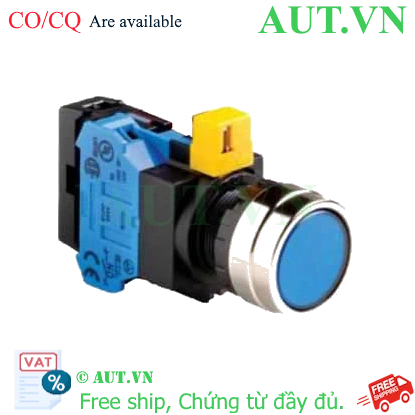 Ảnh của Nút nhấn nhả IDEC HW4L-M1F10QD-S-12V D22 1NO (Xanh)