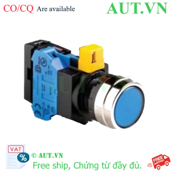 Ảnh của Nút nhấn nhả IDEC HW4L-M1F10QD-S-12V D22 1NO (Xanh)