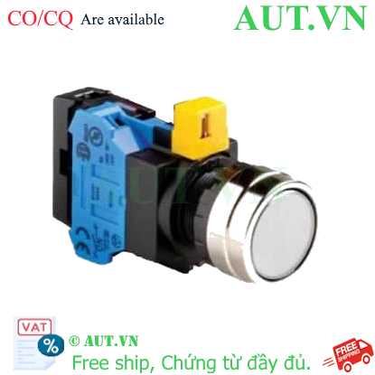 Ảnh của Nút nhấn nhả IDEC HW4L-M1F10QD-W-24V D22 1NO (Trắng)