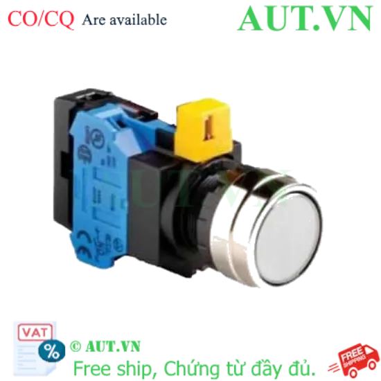 Ảnh của Nút nhấn nhả IDEC HW4L-M1F10QD-W-6V D22 1NO (Trắng)