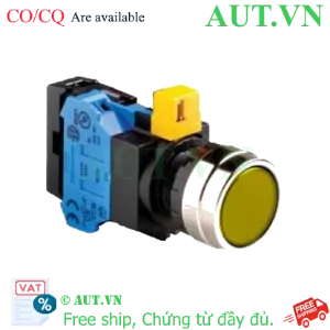Ảnh của Nút nhấn nhả IDEC HW4L-M1F10QD-Y-24V D22 1NO (Vàng)