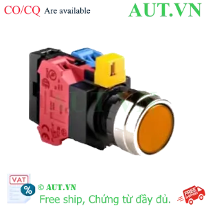 Ảnh của Nút nhấn nhả IDEC HW4L-M1F11QD-A-24V D22 1NO+1NC (Hổ phách)