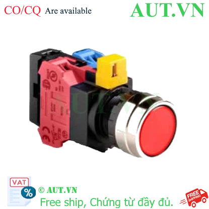 Ảnh của Nút nhấn nhả IDEC HW4L-M1F11QD-R-12V D22 1NO+1NC (Đỏ)