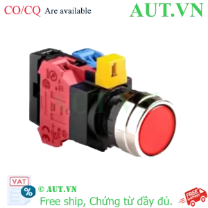 Ảnh của Nút nhấn nhả IDEC HW4L-M1F11QD-R-6V D22 1NO+1NC (Đỏ)