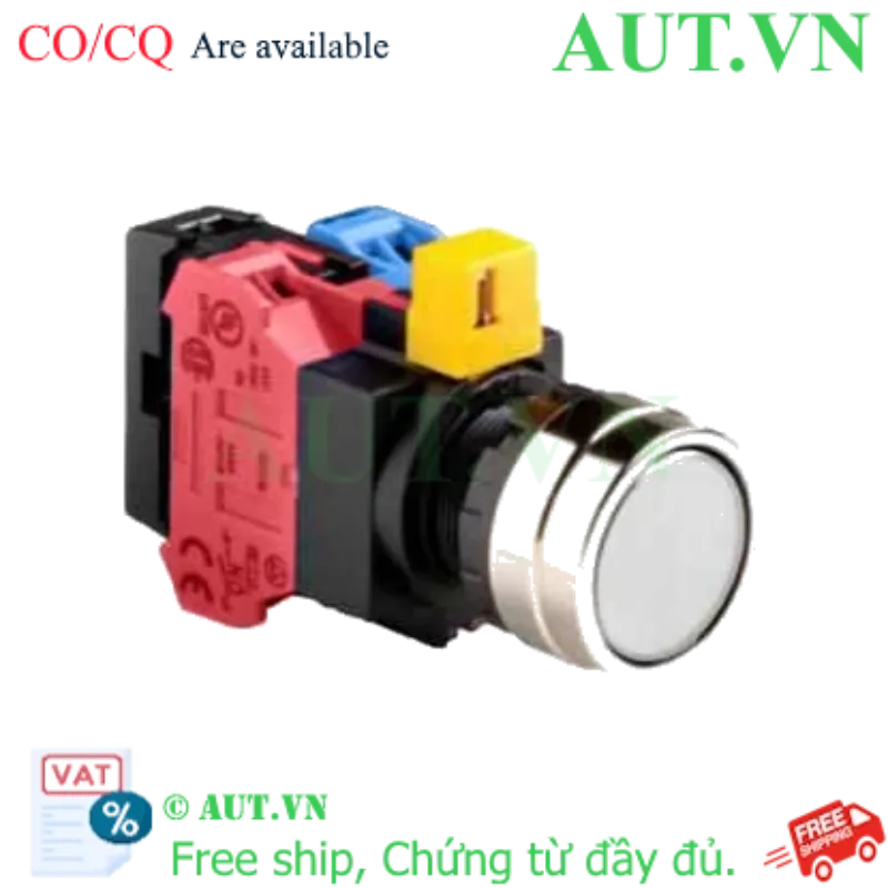 Ảnh của Nút nhấn nhả IDEC HW4L-M1F11QD-W-24V D22 1NO+1NC (Trắng)