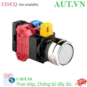 Ảnh của Nút nhấn nhả IDEC HW4L-M1F11QD-W-6V D22 1NO+1NC (Trắng)
