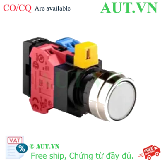 Ảnh của Nút nhấn nhả IDEC HW4L-M1F11QD-W-6V D22 1NO+1NC (Trắng)