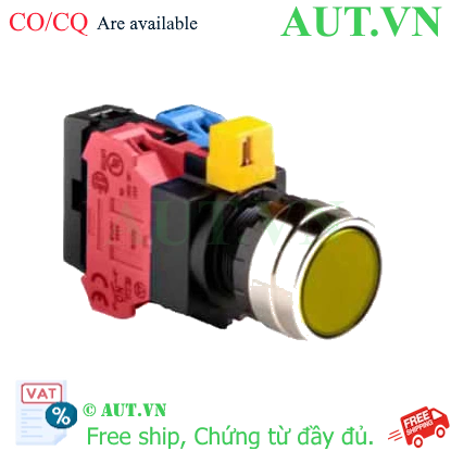Ảnh của Nút nhấn nhả IDEC HW4L-M1F11QD-Y-24V D22 1NO+1NC (Vàng)