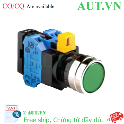 Ảnh của Nút nhấn nhả IDEC HW4L-M1F20QD-G-6V D22 2NO (Xanh)