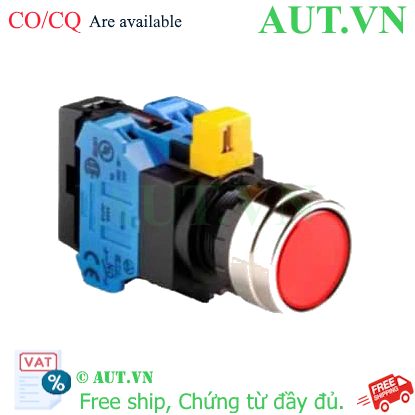 Ảnh của Nút nhấn nhả IDEC HW4L-M1F20QD-R-12V D22 2NO (Đỏ)