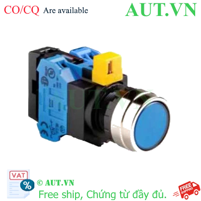 Ảnh của Nút nhấn nhả IDEC HW4L-M1F20QD-S-24V D22 2NO (Xanh)