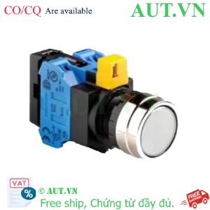Ảnh của Nút nhấn nhả IDEC HW4L-M1F20QD-W-12V D22 2NO (Trắng)